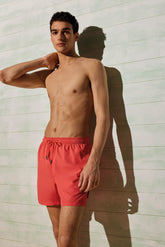 Fato de banho meia perna básico coral - Rarassocks